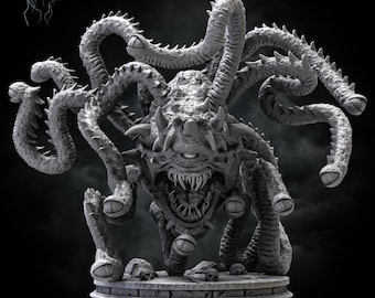 Ralakor Lord Of The Beholders 3D Printed Miniature For DnD Pathfinder And TTRPGs Tabletop Game Gift 3D Printed Resin Miniature