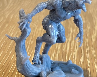 Shadowclaw Werewolf Miniature for DnD, Pathfinder, TTRPG