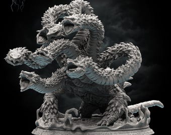 Snapping Turtle Hydra Miniature For Dungeons And Dragons Fantasy Tabletop Games Perfect Gift For Gamers And RPG Enthusiasts