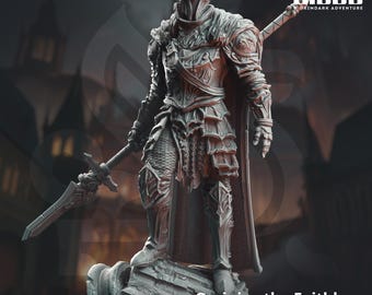 Knight of Pride Oathbreaker Paladin Resin Miniature Grimdark Evil