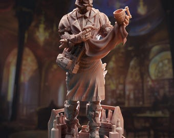 Soulforged Bartender Tavern NPC Brick the War‑Forged Barkeep Soulforged Bartender Brick Scenic Bar‑Crate Base