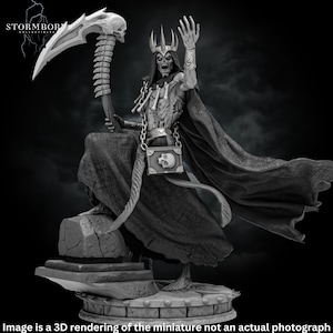 Gothric The Decayed Undead Resin Model Miniature For Tabletop RPG Fantasy Gift DnD Pathfinder Stormborn Cleectibles 3D Printed Miniature