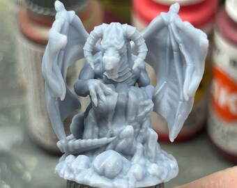 Black Dragon Paint Bottle Topper Resin Cap for Vallejo Army Painter Reaper Dropper Bottles Miniature Painting Swatch