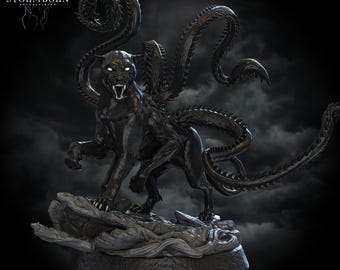 Displacer Beast Miniature For DnD And TTRPGs Perfect Fantasy Collectible And Gift For Gamers Painters And Tabletop Enthusiasts