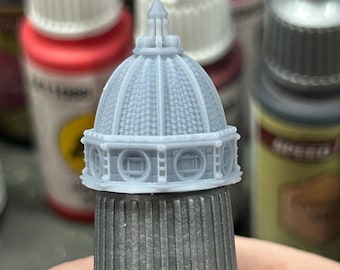 Architectural Dome Paint Bottle Topper European Cathedral Miniature Dome Cap for Dropper Bottles or Speedpaints