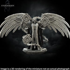 Juno Queen Of The Angels Fantasy Miniature For DnD Pathfinder And Tabletop Roleplaying Games Gift For RPG Collectors And Painters