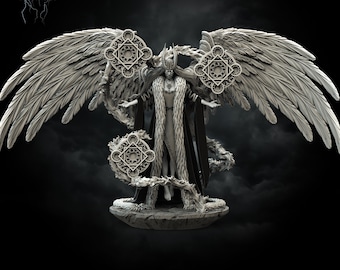 Juno Queen Of The Angels Fantasy Miniature For DnD Pathfinder And Tabletop Roleplaying Games Gift For RPG Collectors And Painters