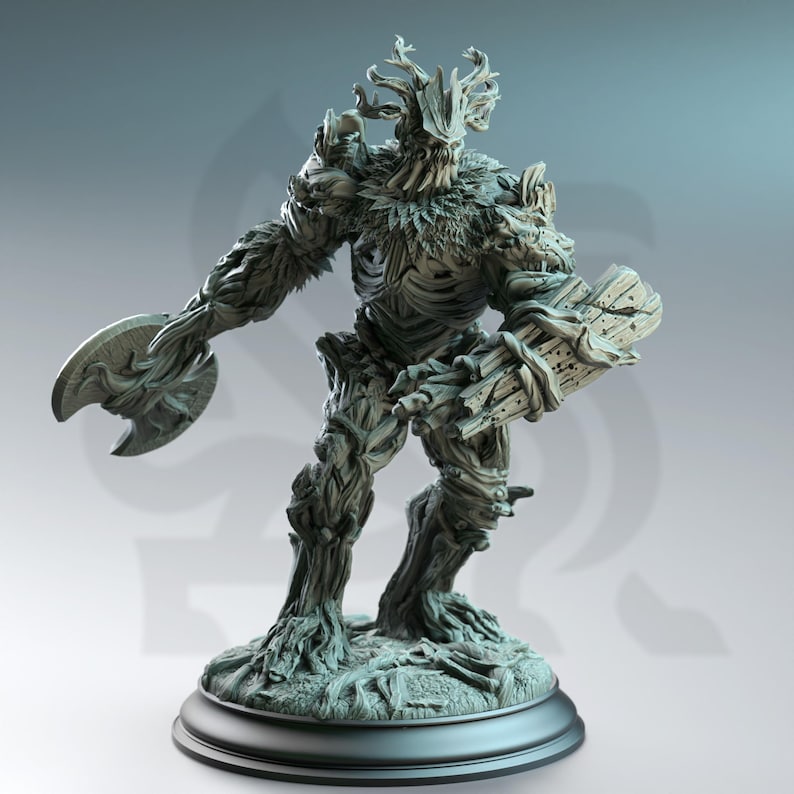 Guardian Treefolk Trostaka the Vengeful Treant of Hatred Miniature, Forest Guardian ...