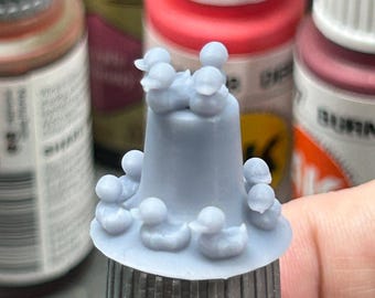 Mini Rubber Duck Paint Bottle Cap Dropper Bottle Swatch Duckling Swatch Topper for Paint Dropper Bottle Hobby Organizer