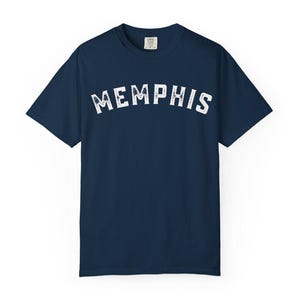 Memphis T-Shirt, Distressed Font, City Pride, Souvenir Style, Tennessee Gift