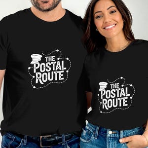 The Postal Route T-Shirt – USPS Mail Carrier Shirt, Funny Mailman Gift, Delivery Route Worker Tee, Retro Postal Pride T-Shirt