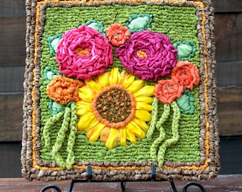 Summer Bouquet Locker Hooking Kit