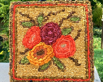Autumn Bouquet Locker Hooking Kit