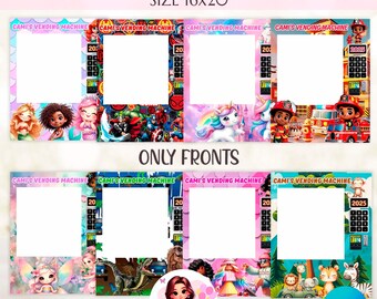 Vending Machine template|Blank Vending machine template|Vending Machine|Canva Editable Bundle|Custom template|Vending Machine designs