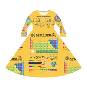 Science Long Sleeve Dress