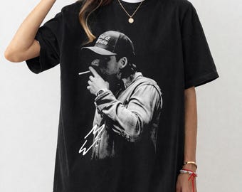 Camiseta vintage de la gira de Morgan Wallen, camiseta gráfica de concierto de música country