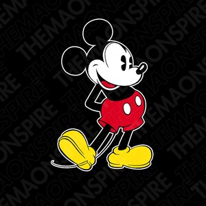 Classic Cartoon Character T-Shirt PNG Design, Digital Download for Apparel, Mugs & Crafts, Modern Illustration with Transparent Background