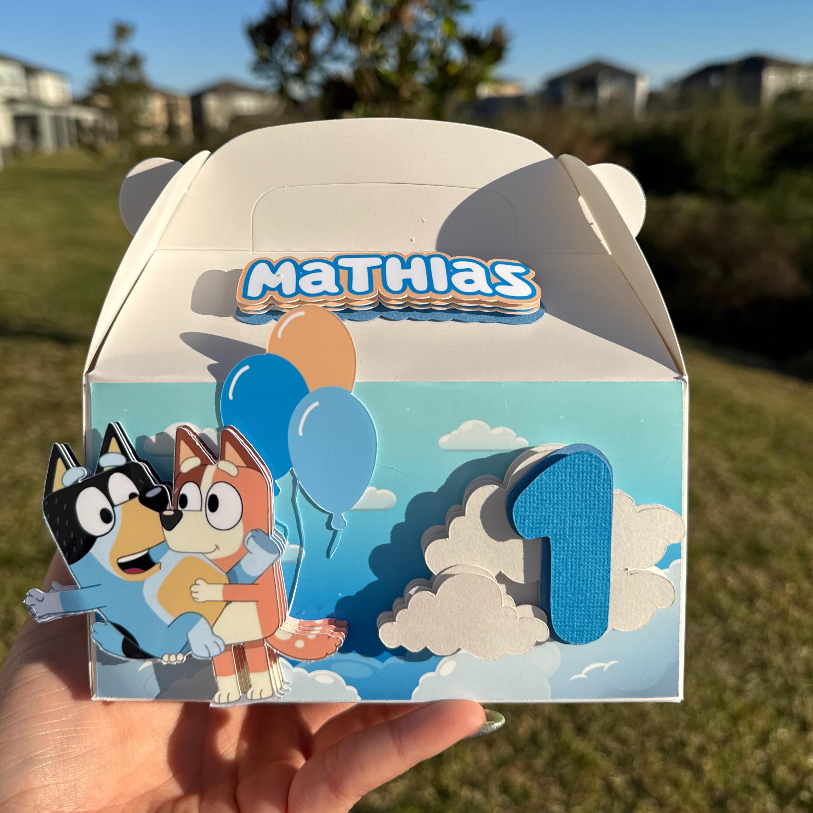 Personalized Bluey Gable Box
