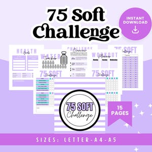 75 SOFT CHALLENGE | 75 Soft pdf | 75 Soft Printable | 75 Soft Challenge pdf | 75 Soft Challenge Download | 75 Soft Tracker
