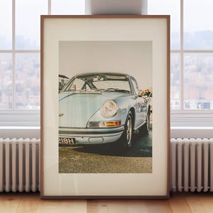Vintage Porsche | German Car Print | Modern House Decor | Retro Photography | Motorist Gift | Midcentury Modern Car | RangeCoast Digital Art