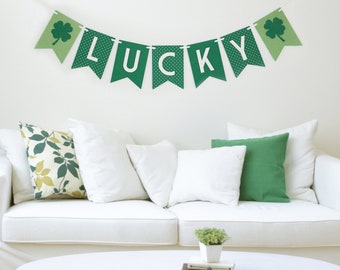 Lucky Polka Dot Felt Banner