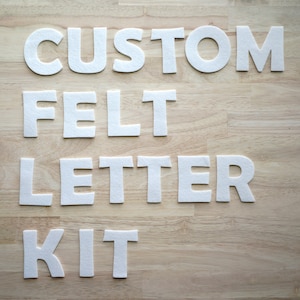 Custom Felt Letter and Number Kit image 5