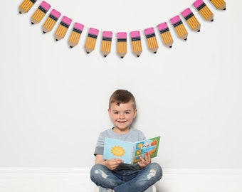 Pencils Back to School Felt Garland