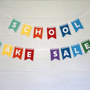 Custom Felt Banner Kit Rainbow Felt Letters 15 Felt Flags Premium Quality Layered Garland Bunting image 3