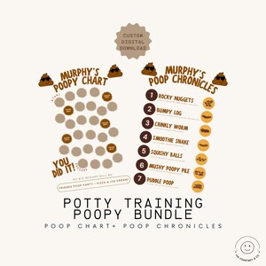 Customizable Poopy Bundle | Potty Training Made Fun and Engaging | Digital Download