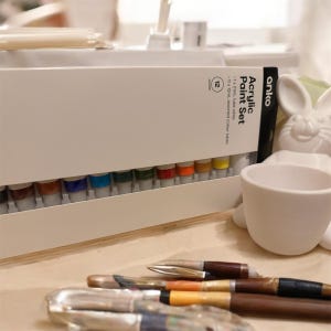 Easter Bunny Egg Bowl Paint Kit - 3D Printed - 12 Acrylic Paints