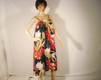 Abstract Midi Dress Tent Style Summer Dress By a new day Size S XS
