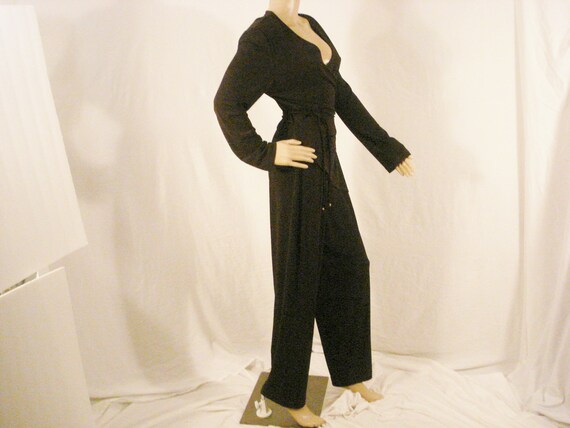 Jumpsuit Purple Vintage Embroidered By Joseph Rib… - image 9