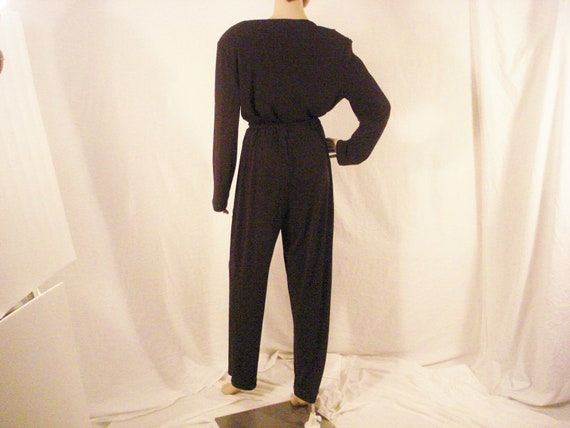 Jumpsuit Purple Vintage Embroidered By Joseph Rib… - image 5