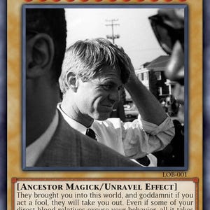 Parodie YuGiOh Sammelkarten, Popkultur und Philosophie, Verschiedenes, Ancestor DNA Reklamationsdienste
