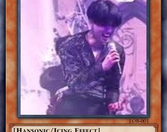 SKZ-Inspired YuGiOh Parody Trading Card - Spiritual Humor Collectible for K-Pop Fans - Jicing