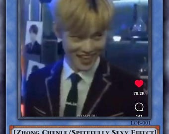NCT-Inspired YuGiOh Parody Trading Card - Spiritual Humor Collectible for K-Pop Fans - Sexy Even Harder