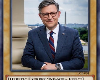 Parody YuGiOh Trading Cards, Pop Culture and Politics, Miscellaneous, Haereticus Infamis