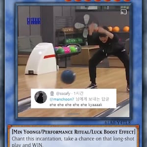 Carte parodie YuGiOh inspirée des BTS - Humour spirituel à collectionner pour les fans de K-Pop - Ehe Ehe Ehe Ehe Ehe KYAaaak