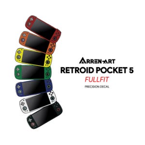 Retroid Pocket 5 Precision FULLFIT-sticker (mat)