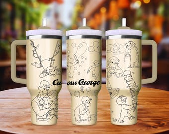 40oz Curious Monkey SVG