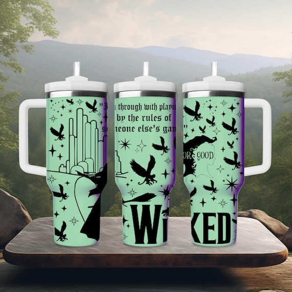 Elphaba Bad Witch 40oz Tumbler SVG