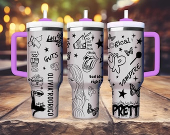 40oz Olivia R Tumbler SVG