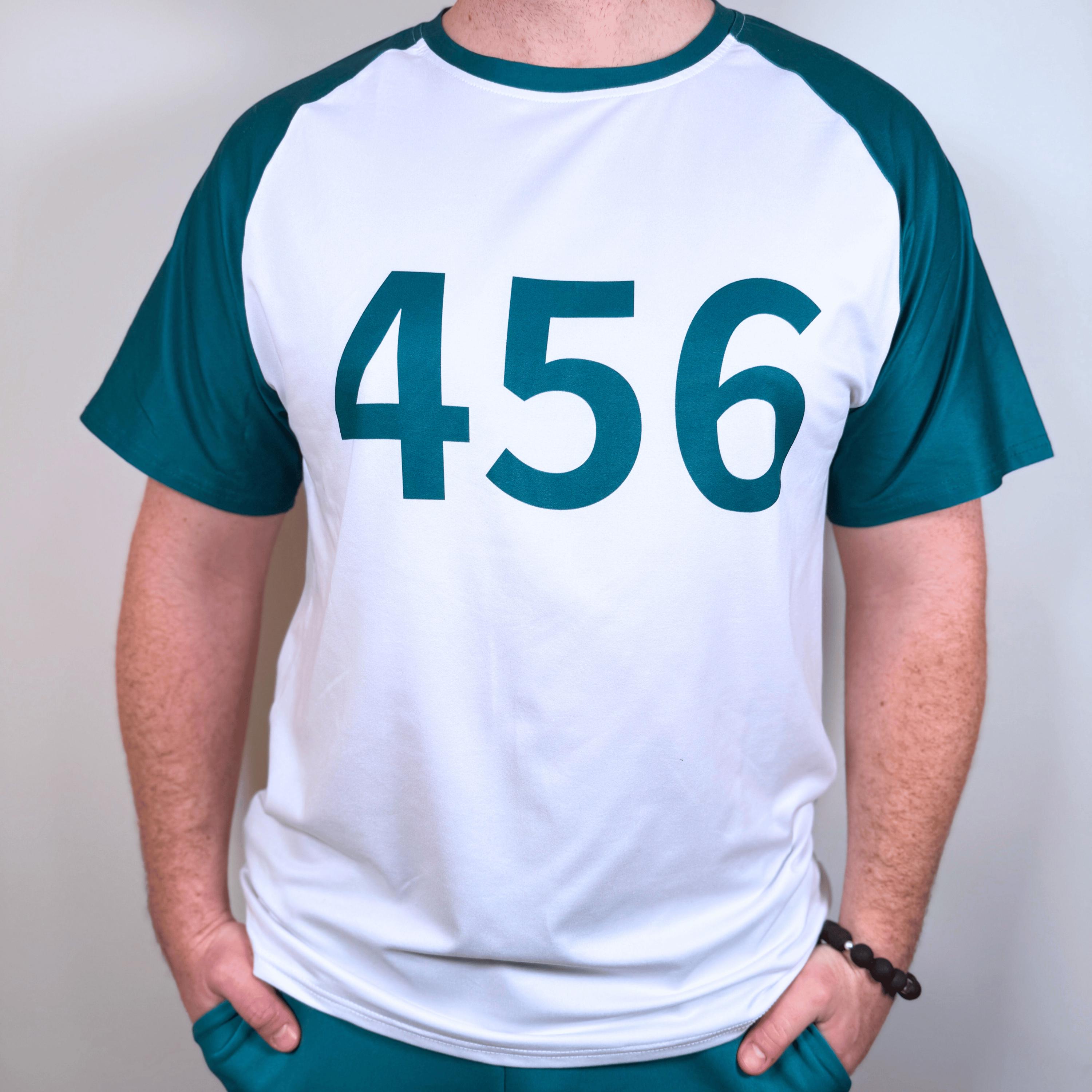 Comfortable Green T shirt with Printed Customizable Number Unisex