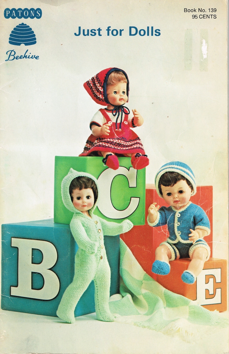 barbie doll knitting pattern books
