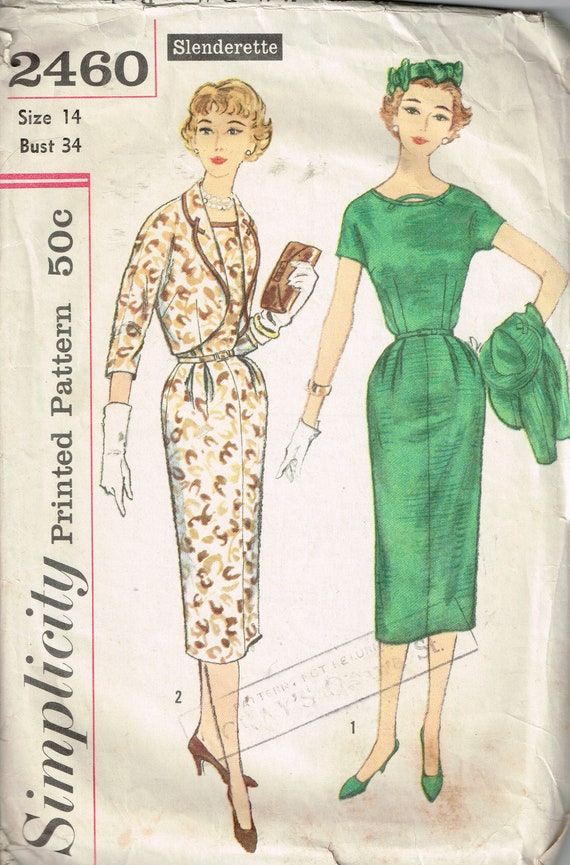 50s sheath dress