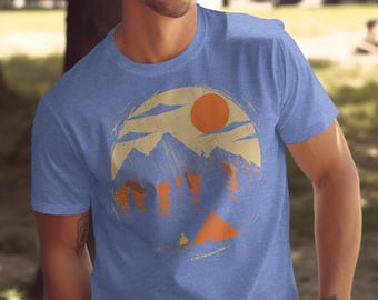 Mountain Adventure T-Shirt: Unisex Camping Hiking Tee