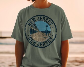 Vintage New Jersey Pier T-Shirt: Jersey Shore Souvenir