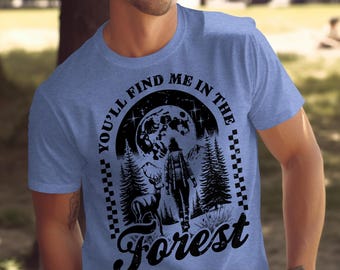 Camiseta Deer Forest: Camiseta unisex para senderismo y acampada
