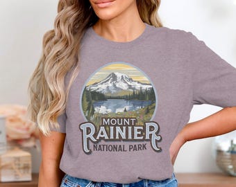 マウント・レーニアTシャツ：ワシントン国立公園のお土産、ハイキングTシャツ