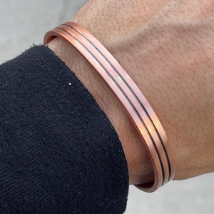 Elegant Pure Copper Magnetic Therapy Bracelet for Pain Relief & Healing Adjustable Stylish